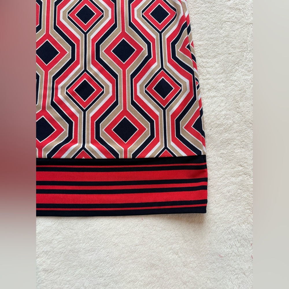 Michael Kors Geometric Patterned Dress - Size Medium - Picture 4 of 12